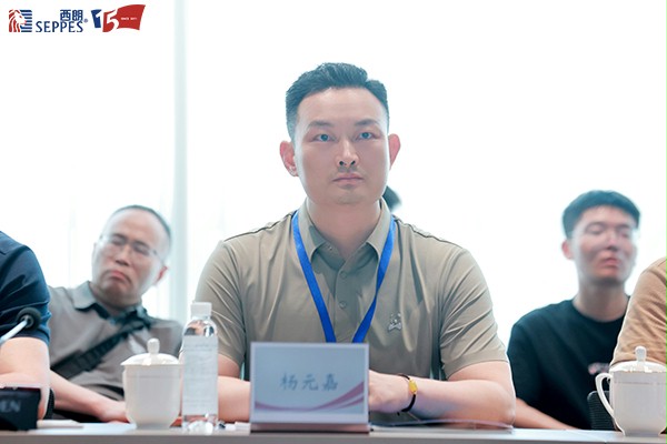 西朗门业董事长杨元嘉在胜科纳米活动现场
